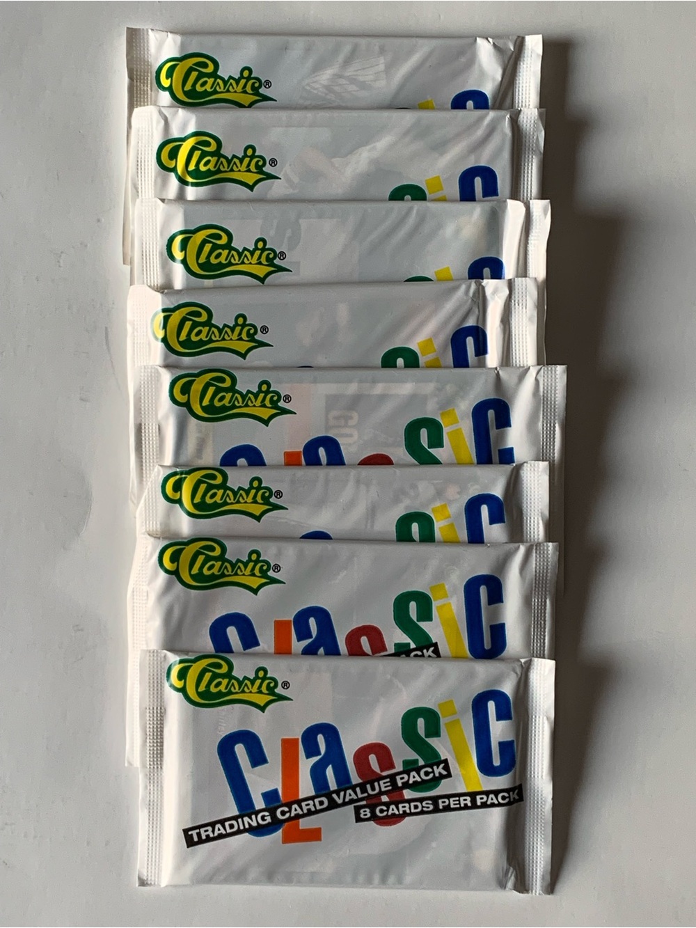 1993 Classic Trading Card Value Pack Lot of 8 Sealed - Possible Derek Jeter & Je